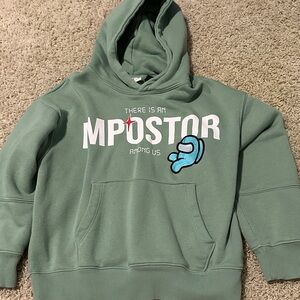 Zara Kids - Hooded Among Us Sweatshirt - Boys 8/9